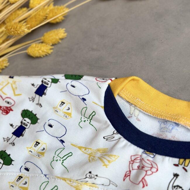 Capsule Fabrics Organic French Terry - Artists - Scribbles