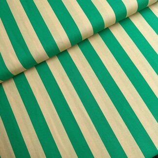 Windham COUPON 1,50m - Cotton Forestburgh Stripes - green/almond