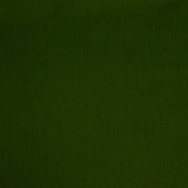 De Stoffenkamer Effen katoen donkergroen