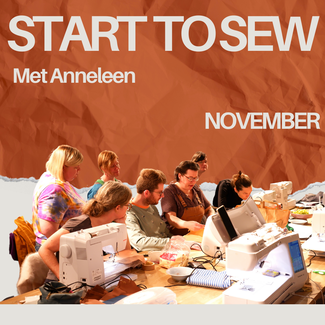 Workshop Start To Sew NOV - 4 avonden