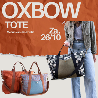 Workshop Oxbow Tote - jacedidit zat. 26/10