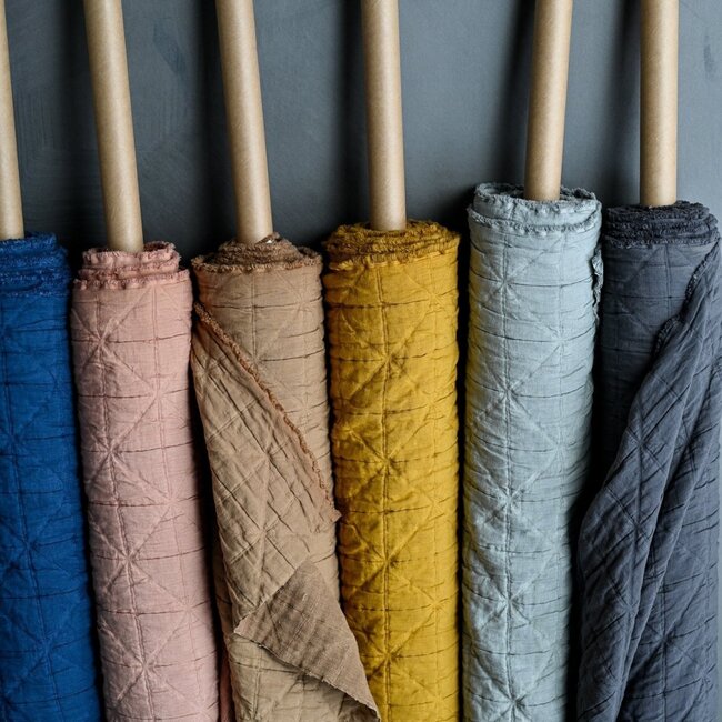 merchant&mills Jacquard Cotton Quilt - Ahoy Blue