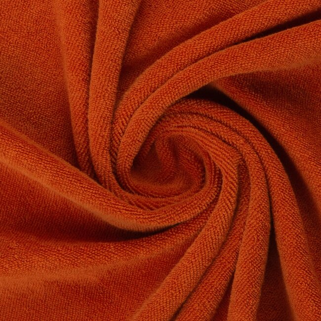 De Stoffenkamer Rekbare badstof - spons roest