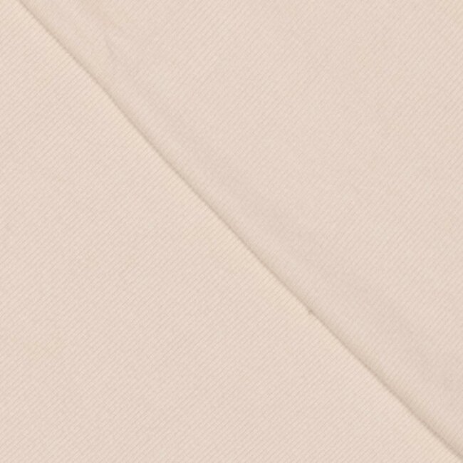 Double Brushed Rib tricot -  creme