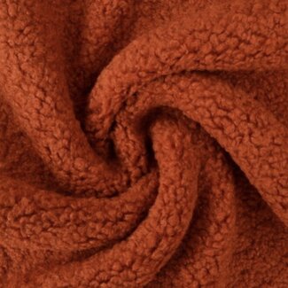 De Stoffenkamer COUPON - 80cm - Heavy Sherpa Teddy Uni - koper