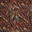 Viscose popeline abstract brique