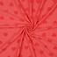 Tricot Towel Hearts - coral