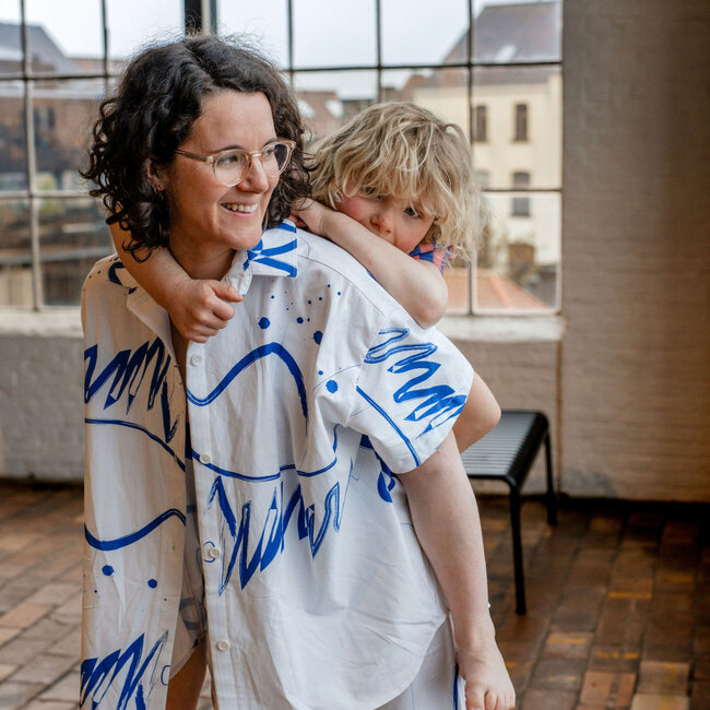 Capsule Fabrics Organic Cotton - Artists - Strokes