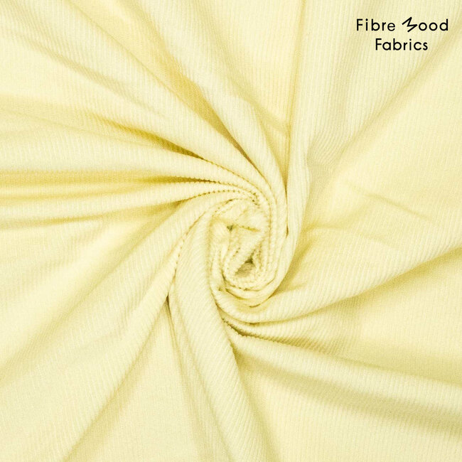 Fibre Mood Ribfluweel Met Brede Ribbel light pistache