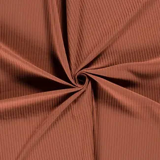 Ribbed tricot - Marsala