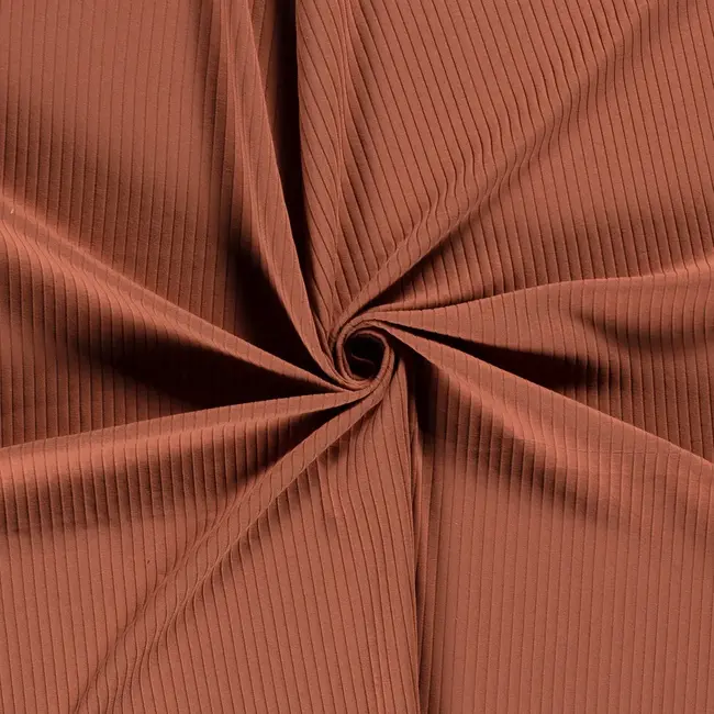 Ribbed tricot - Marsala