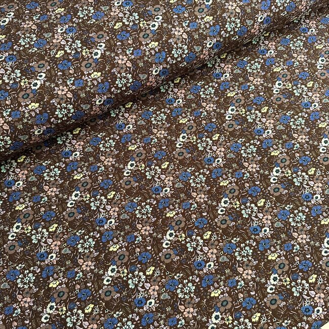 Tricot oeko-tex - fall  flowers