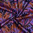 Nerida Hansen Satin Cotton Lush Leaves Purple