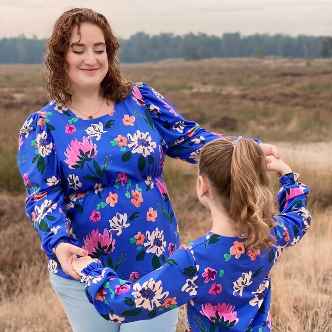 Nerida Hansen French Terry Sweater - colette blue