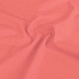 De Stoffenkamer Effen katoen desert rose