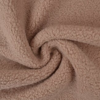 De Stoffenkamer Heavy Sherpa Teddy Uni - oudroze