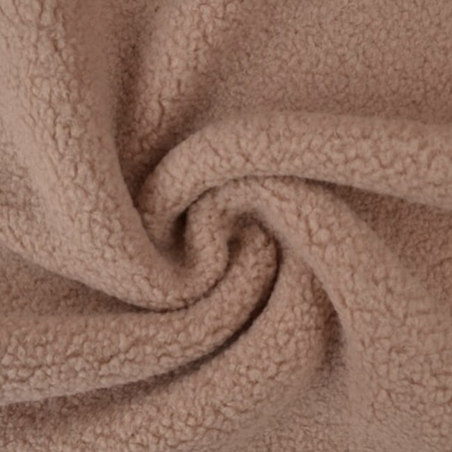 De Stoffenkamer Heavy Sherpa Teddy Uni - oudroze