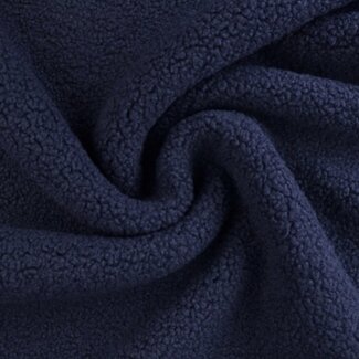 De Stoffenkamer Heavy Sherpa Teddy Uni - navy