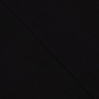 Cotton Poplin Stonewashed - zwart