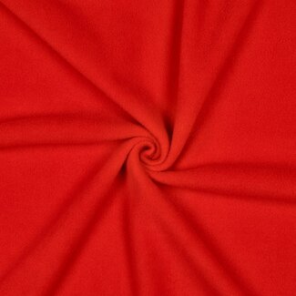 De Stoffenkamer Fleece Lamb Antipilling -  red
