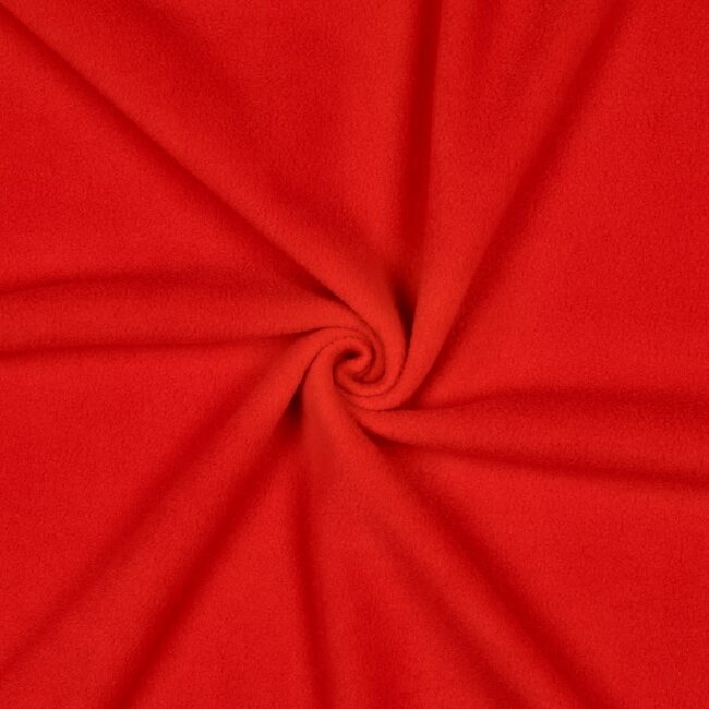De Stoffenkamer Fleece Lamb Antipilling -  red