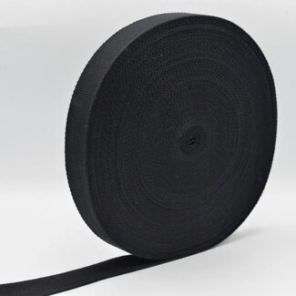 De Stoffenkamer Tassenband zwart 3cm