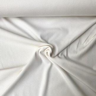 Ribbed tricot - basic off white