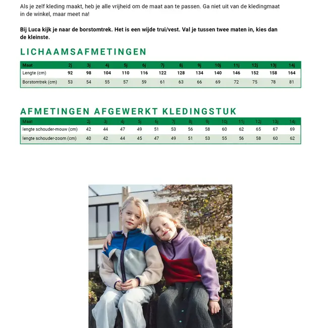 WISJ Patroon Luca kids