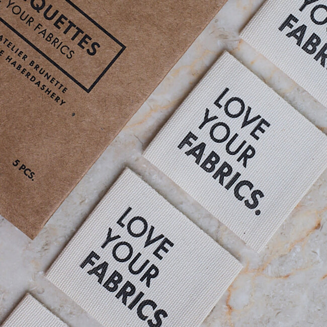 Atelier Brunette Labels 5stuks - Love your fabrics