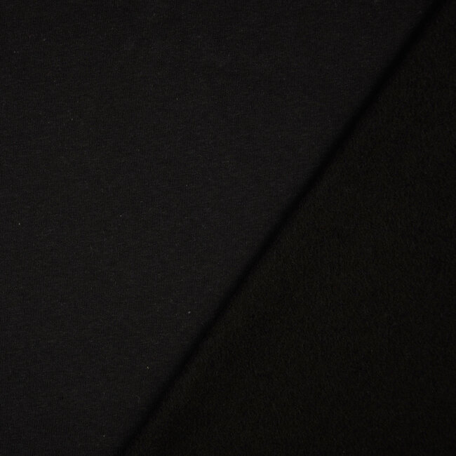 Effen warme Sweater Zwart