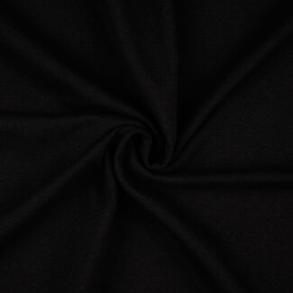 Effen warme Sweater Zwart