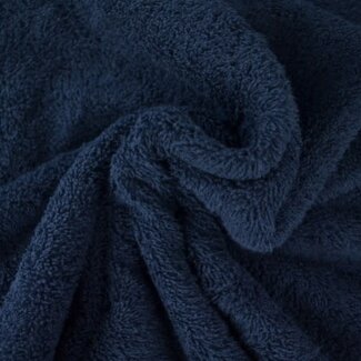 De Stoffenkamer Katoen Badstof donkerblauw