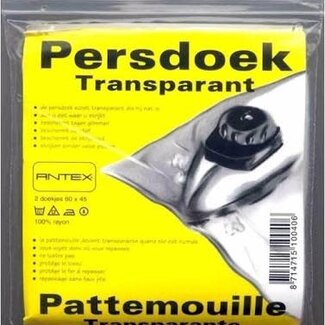 Persdoek transparant
