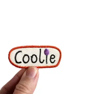 Halfbird Strijkapplicatie patch coolie