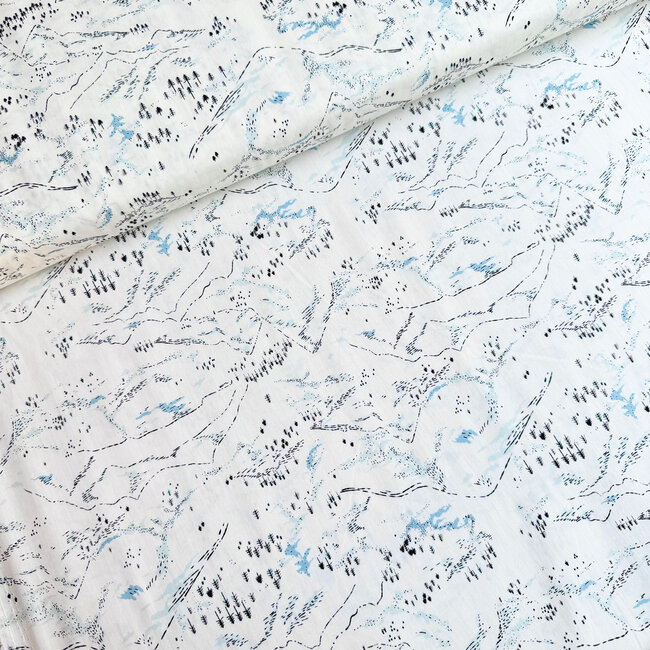 Art Gallery Cotton arctic winterscape