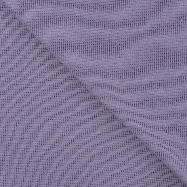 De Stoffenkamer Tricot Waffle - dusty lilac