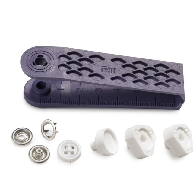 Prym 12mm jersey drukknopen KNOOP wit