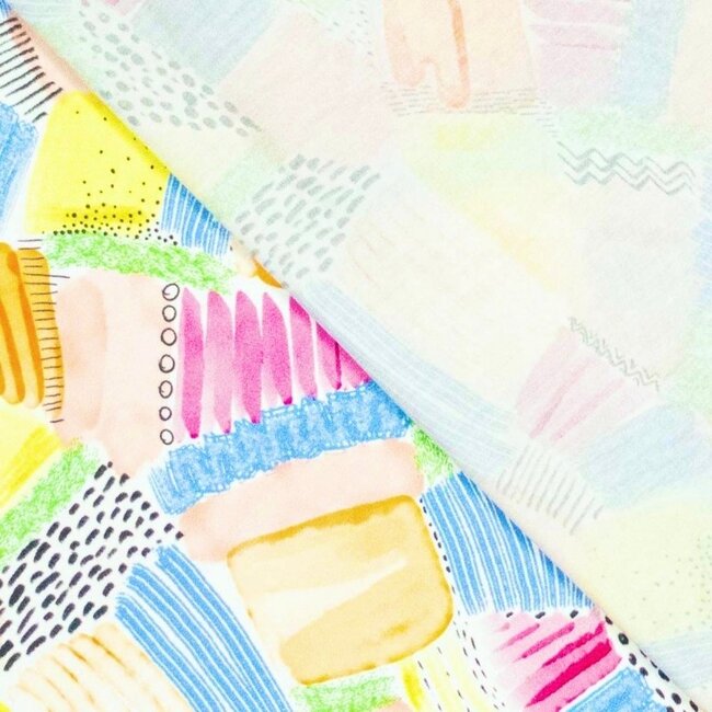 Cotton summer shapes multi