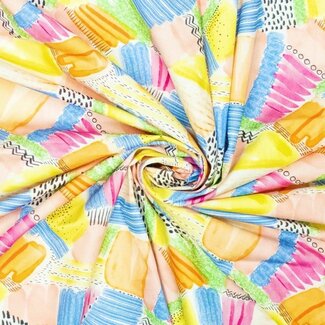 Cotton summer shapes multi