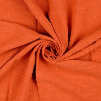 De Stoffenkamer Washed Linen mix copper