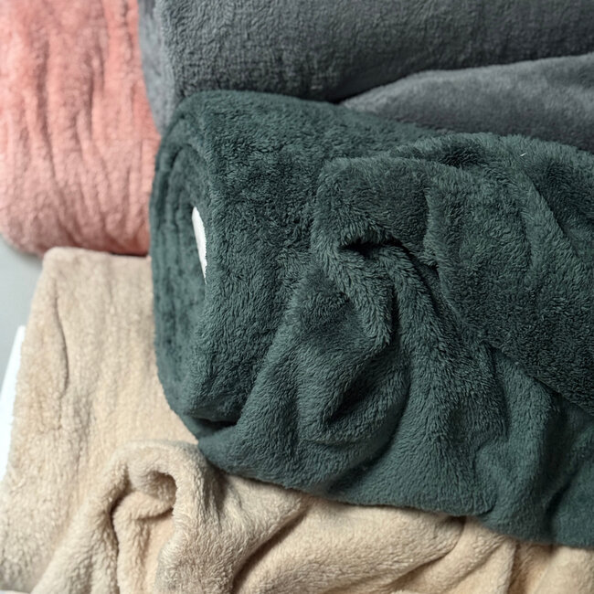 De Stoffenkamer Wellness Fleece petrolgreen