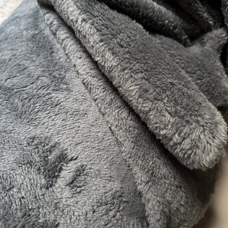 De Stoffenkamer Wellness Fleece mouse grey
