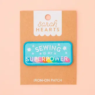 Sarah Hearts Strijkapplicatie sewing superpower
