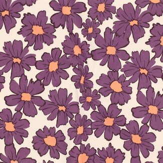 Warme Sweater sandy flowers