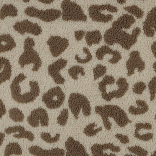 De Stoffenkamer Teddy animal skin taupe