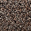 De Stoffenkamer Stepped quilted velvet leopard
