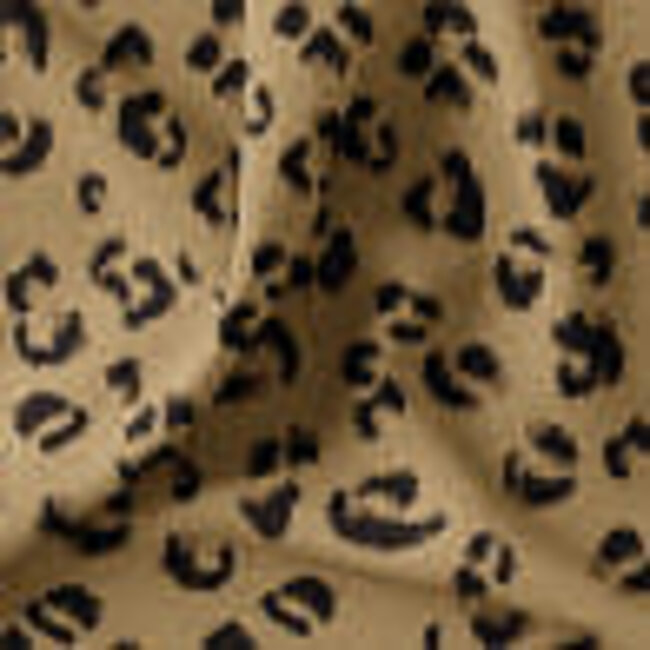 De Stoffenkamer Canvas katoen sandy leopard