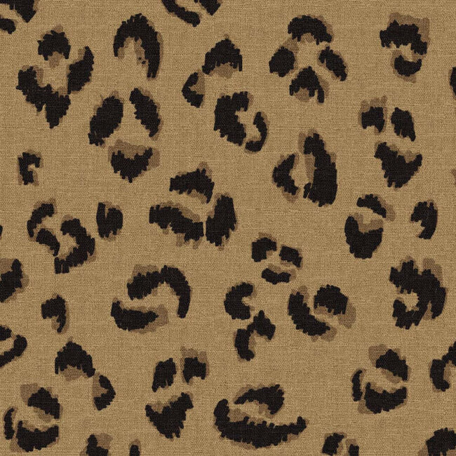 De Stoffenkamer Canvas katoen sandy leopard