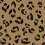 De Stoffenkamer Canvas katoen sandy leopard