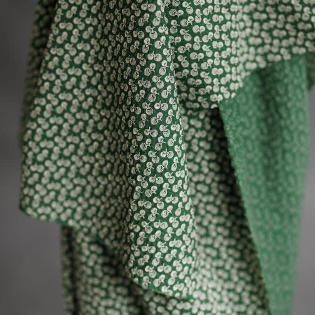 merchant&mills COUPON - 1m - BREWING GREEN DONGURI Organic Seersucker